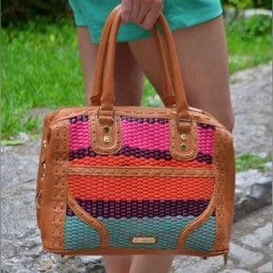 Rebecca Minkoff Multicolor MAB
Woven Leather Crossbody handbag H339I84C